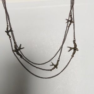 Layered Bird Necklace